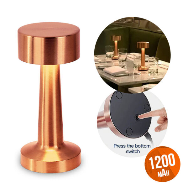 Wireless night lamp WDL-03 rose gold 5900217000679