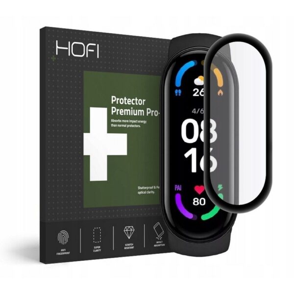 HOFI HYBRID GLASS XIAOMI MI SMART BAND 6 BLACK 6216990211843