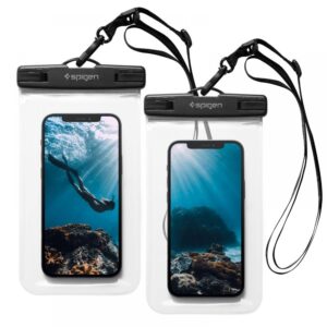 SPIGEN A601 UNIVERSAL WATERPROOF CASE 2-PACK CRYSTAL CLEAR 8809756648588