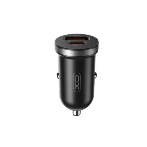 Car charger XO CC56 PD 30W QC 1x USB 1x USB-C black 6920680848218