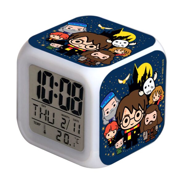 Alarm Clock LED Harry Potter 100 dark blue