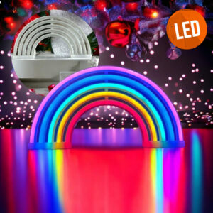 Decorative rainbow LED neon lamp