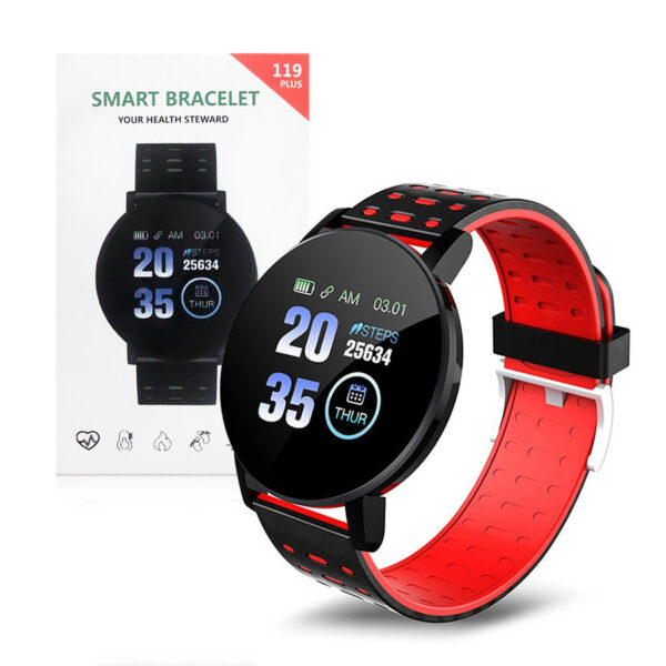 SMART BAND 119 PLUS BLACK-RED