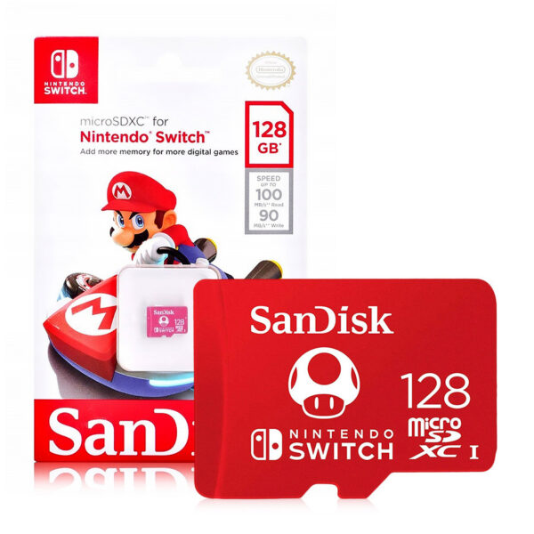 Memory Card SANDISK NINTENDO SWITCH microSDXC 128GB V30 UHS-I