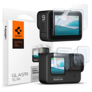 SPIGEN GLASS TR SLIM + FILM 2-SET GOPRO HERO 9 / 10 / 11 / 12 CLEAR 8809756648113