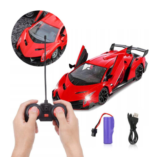 REMOTE CONTROL CAR SPORT RED