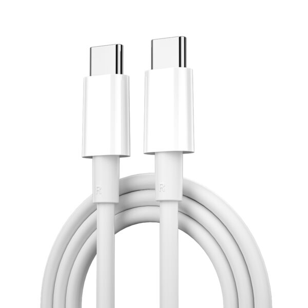 Cable WIWU C008 USB-C / USB-C 1,2 m 100W white 6976195091359