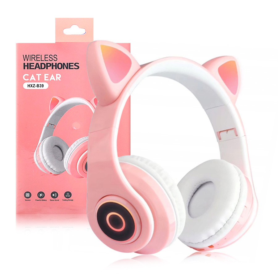 BLUETOOTH HEADSET EARS B39 PINK