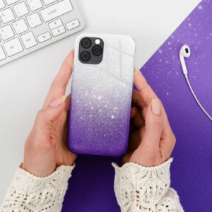 BACK CASE HIGH QUALITY SHINING IPHONE 11 PRO transparent/purple 5903396024719