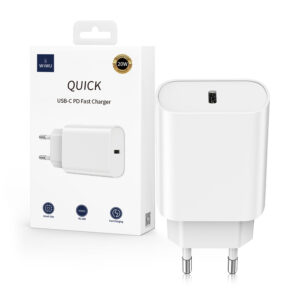 Charger WIWU Wi-U001 PD 20W 1x USB-C white 6936686412469