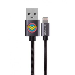 Cable USB METAL Wonder Woman 002 Micro black