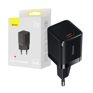 Charger Baseus GaN3 Type C PD 30W (CCGN010101) black 6932172604622