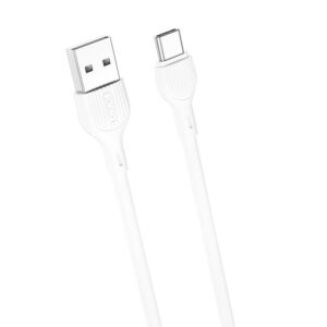 Cable USB XO NB200 USB-C 1m 2.1A white 6920680878079