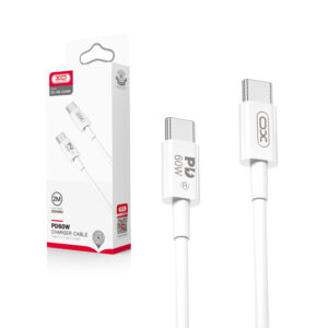 Cable USB-C XO NB-Q190B - USB-C 2,0m 60W white 6920680880225