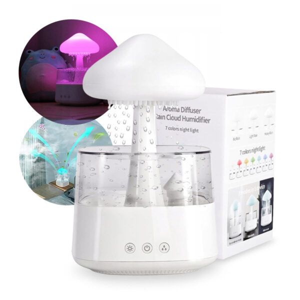 Air humidifier mushroom diffuser