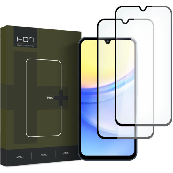 HOFI GLASS PRO+ 2-PACK GALAXY A15 4G / 5G / A25 5G BLACK 5906203690008