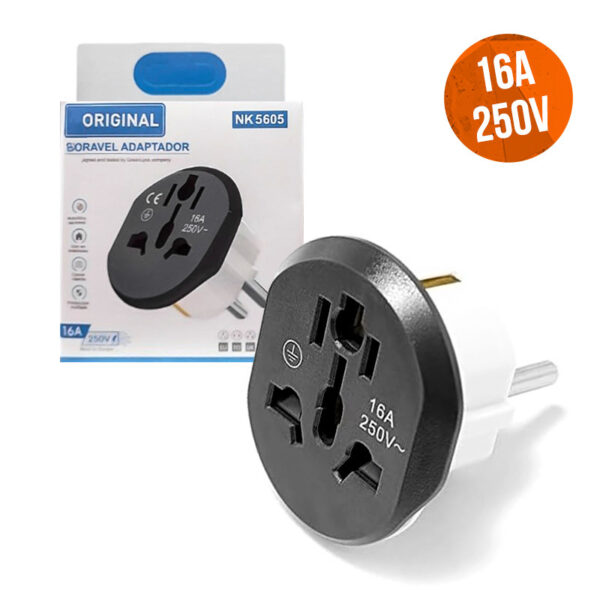 Universal Adapter 250V 16A USA/UK - PL/EU BOX 5903271606887