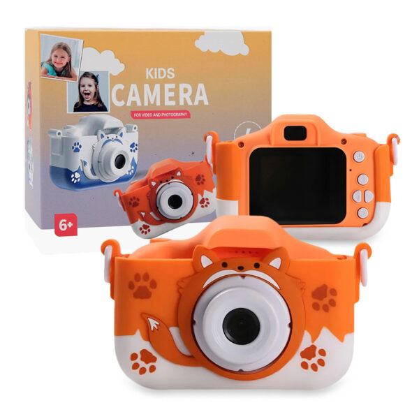 DIGITAL MINI CAMERA FOR KIDS X5 ORANGE FOX