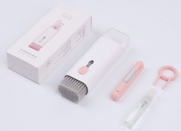 Keyboard / headphones / telephone / service cleaning set pink 5903396200373