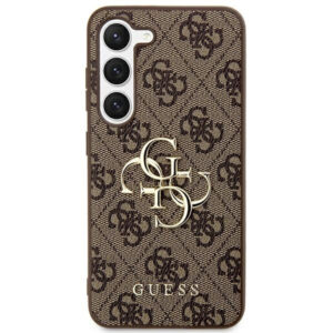 GUESS Samsung S24 hardcase 4G Big Metal Logo GUHCS24S4GMGBR brown 3666339241247