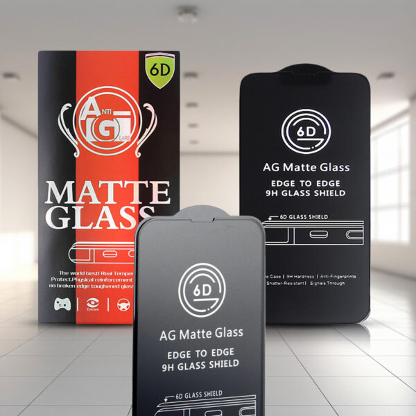 Tempered glass 6D matt Realme C53 black frame 5907457722972