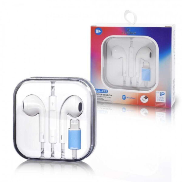 Earphones Pop-up Window lightning white BOX