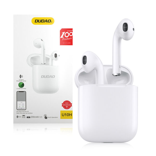 Earphones Dudao U10B TWS white 6973687242466