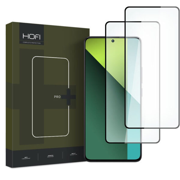 HOFI GLASS PRO+ 2-PACK XIAOMI REDMI NOTE 13 5G / 13 PRO 4G / 5G BLACK 5906302305292