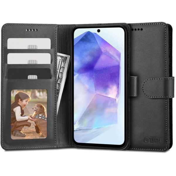 PREMIUM QUALITY WALLET GALAXY A55 5G BLACK 5906203692118