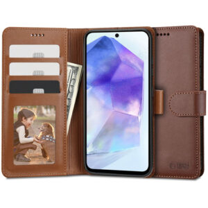 PREMIUM QUALITY WALLET GALAXY A55 5G BROWN 5906203692125