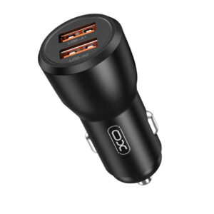 Car charger XO CC55 30W 2x USB black 6920680840403