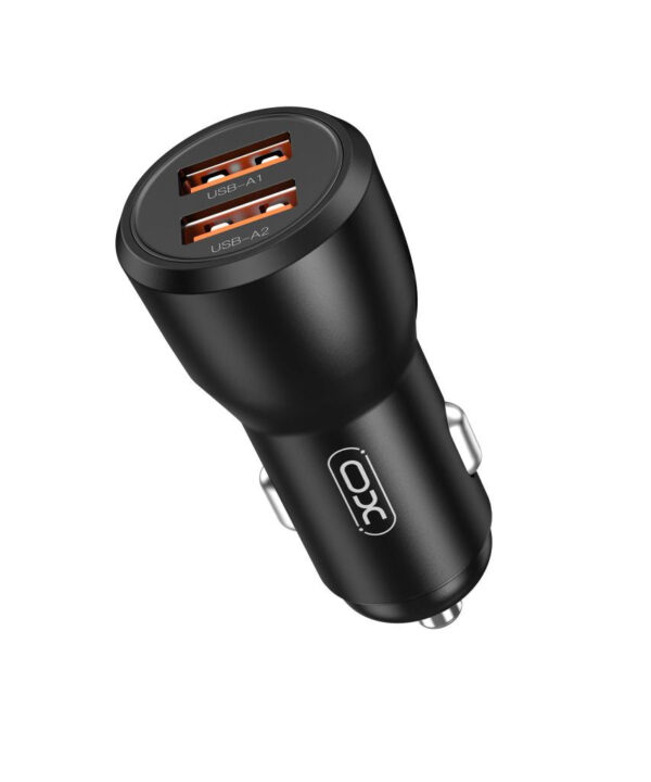 Car charger XO CC55 30W 2x USB black 6920680840403