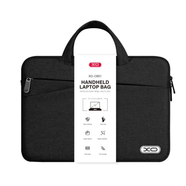 Laptop bag XO CB01 13” black 6920680849604