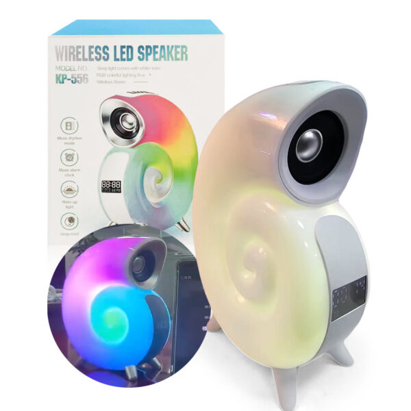 Bluetooth speaker Rainbow Shell LED KP-556