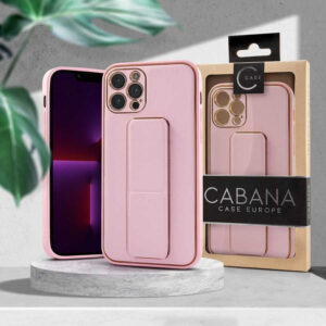 Back Case Cabana Luxury Leather Stand SAMSUNG Galaxy A05 pink 5903396262296