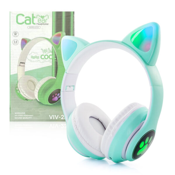 BLUETOOTH HEADSET WITH EARS VIV-23M GREEN