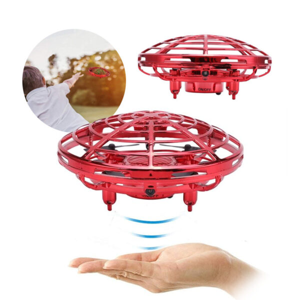 Flying UFO with sensor mini drone