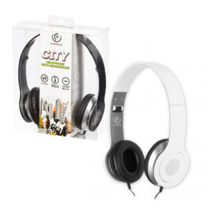 Rebeltec City white headphones 5902539600131