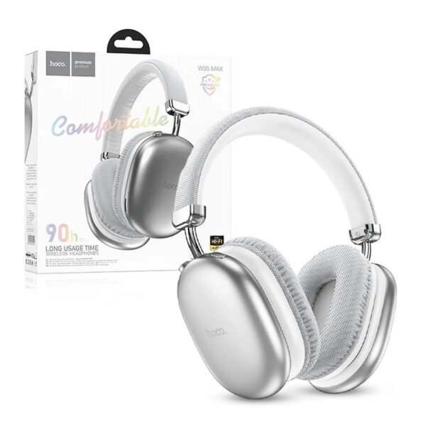 Bluetooth Headphones HOCO W35 MAX silver 6942007612210