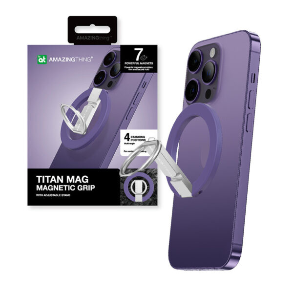 Holder Amazing Thing Ring Titan Mag Magnetic IGTMBK purple 4892878077637