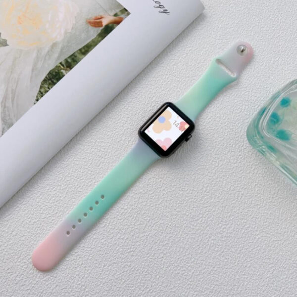 SILICONE STRAP TO APPLE WATCH 38/40/41MM MINT