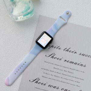 SILICONE STRAP TO SMART WATCH 22MM BLUE