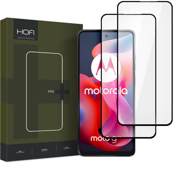 HOFI GLASS PRO+ 2-PACK MOTOROLA MOTO G24 / G24 POWER / G04 BLACK 5906302307883