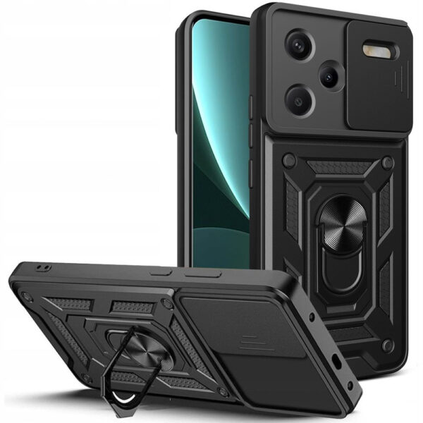 BACK CASE HIGH QUALITY CAMSHIELD PRO XIAOMI REDMI NOTE 13 PRO+ PLUS 5G BLACK 5906302300433