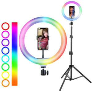 Selfie LED lamp RGB 12" 200cm