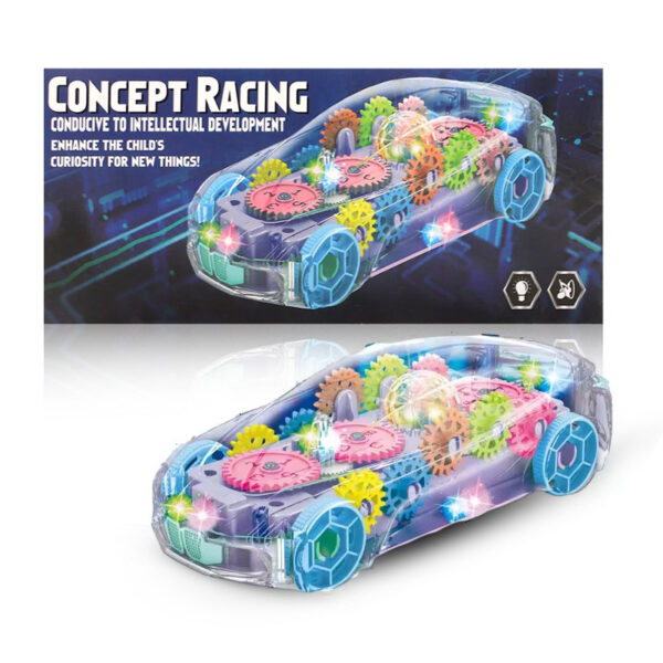 ConceptRacing transparent luminous car