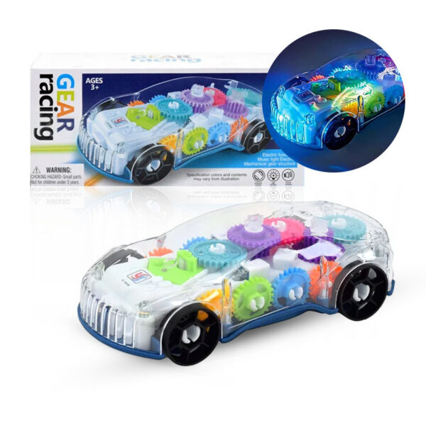 GearRacing transparent luminous car