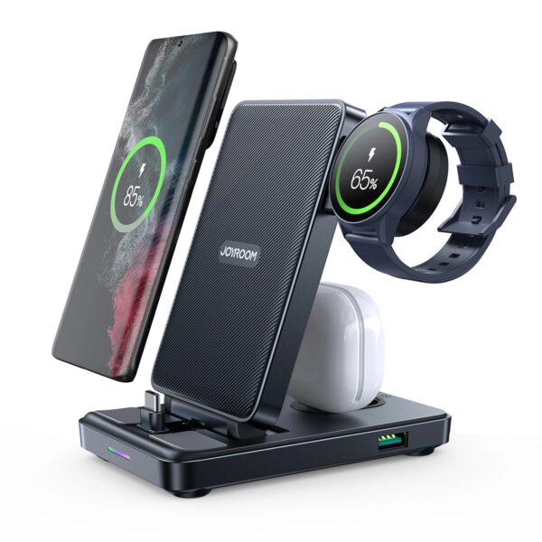 Docking station 4in1 Joyroom JR-WQS01 Samsung Galaxy USB-C foldable black 6956116772826