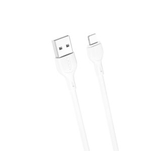 Cable USB XO NB200 - Lightning 1m 2.1A white 6920680878017