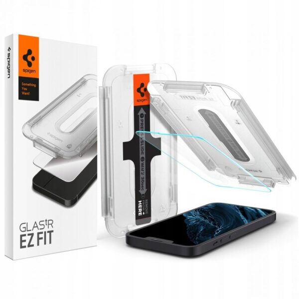 TEMPERED GLASS SPIGEN GLAS.TR ”EZ FIT” IPHONE 13 / 13 PRO / 14 8809811853766